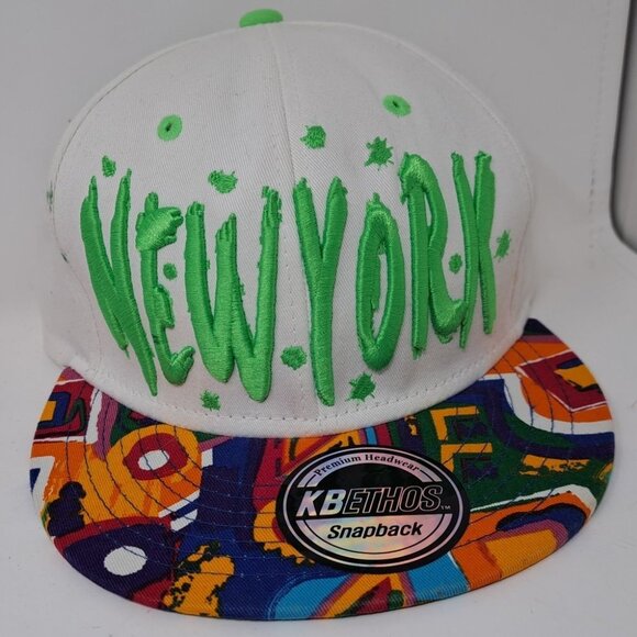 KBethos New York Spellout Hat Baseball Cap Snapback OS - Picture 1 of 8